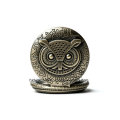 Vinage Quartz Owl Pocket Watch with Chain